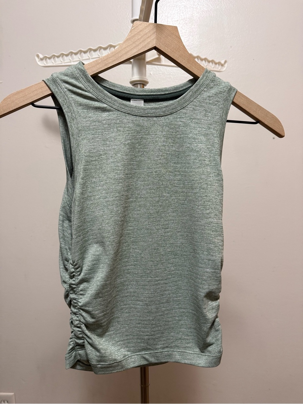 lululemon athletica Light Sage Ruched Side Tank